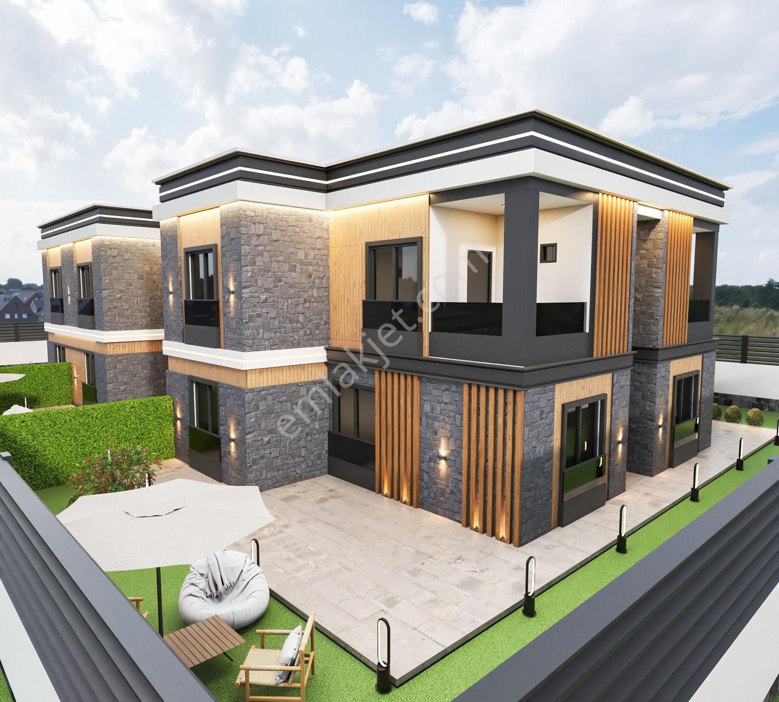 Önerlerde Topraktan Satışa Özel Fiyatla 2+1 Satılık Loft Villa