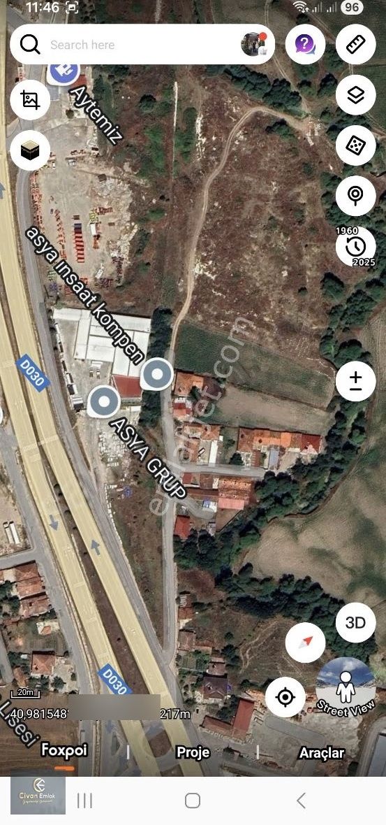 Civan Emlaktan Havza Yenimescit Mahallesinde Satılık Arsa - Görsel 5