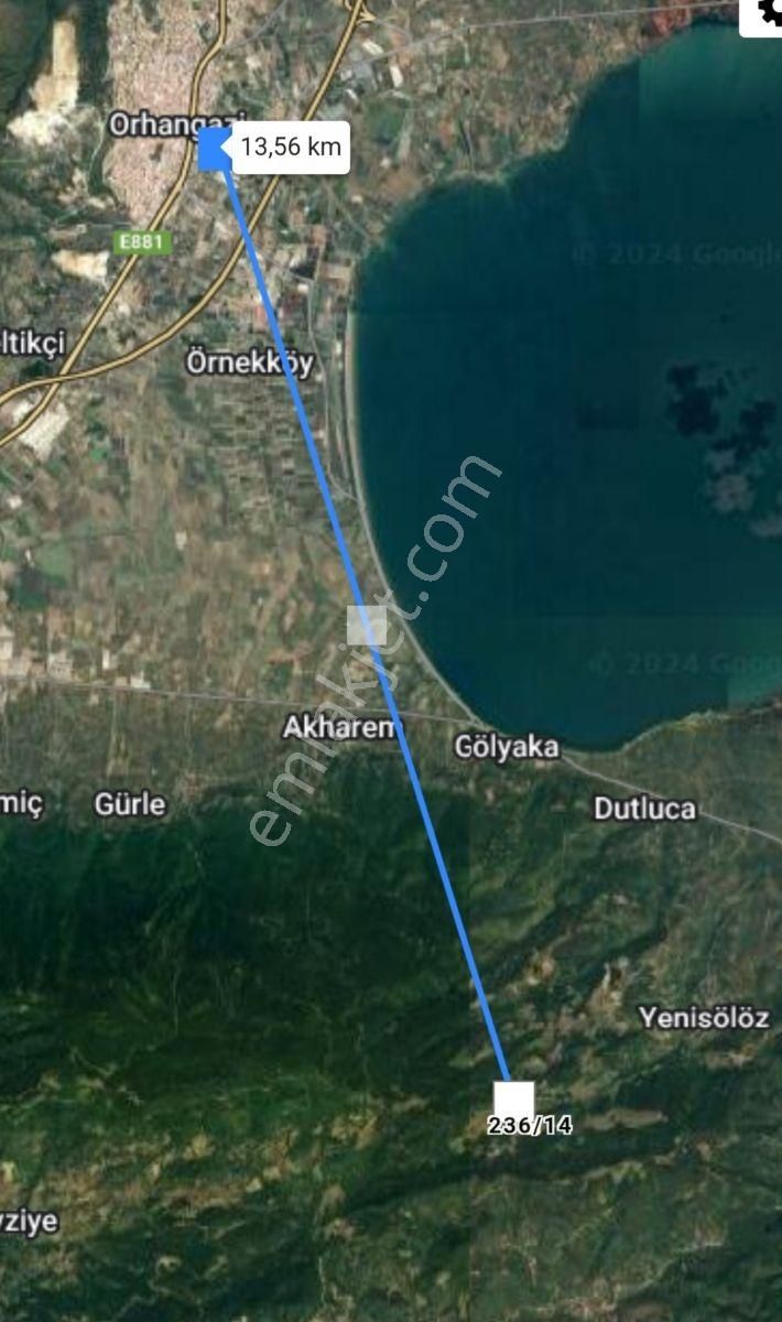 K2 Pera Yatırımlık Tarla Orhangazi Yenisölöz 10.851 M² Tek Tapu - Görsel 3