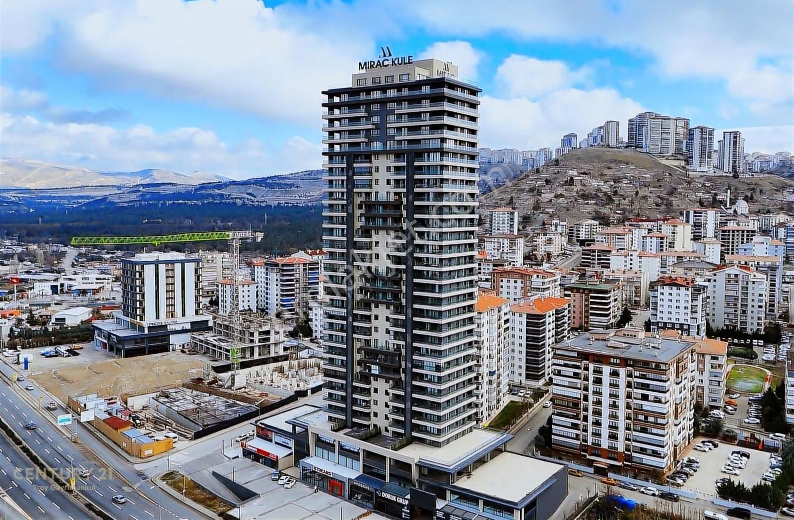 Miraç Kule'de...anadolu Bulvarına Cepheli, Bakımlı, 2+1 - Görsel 25