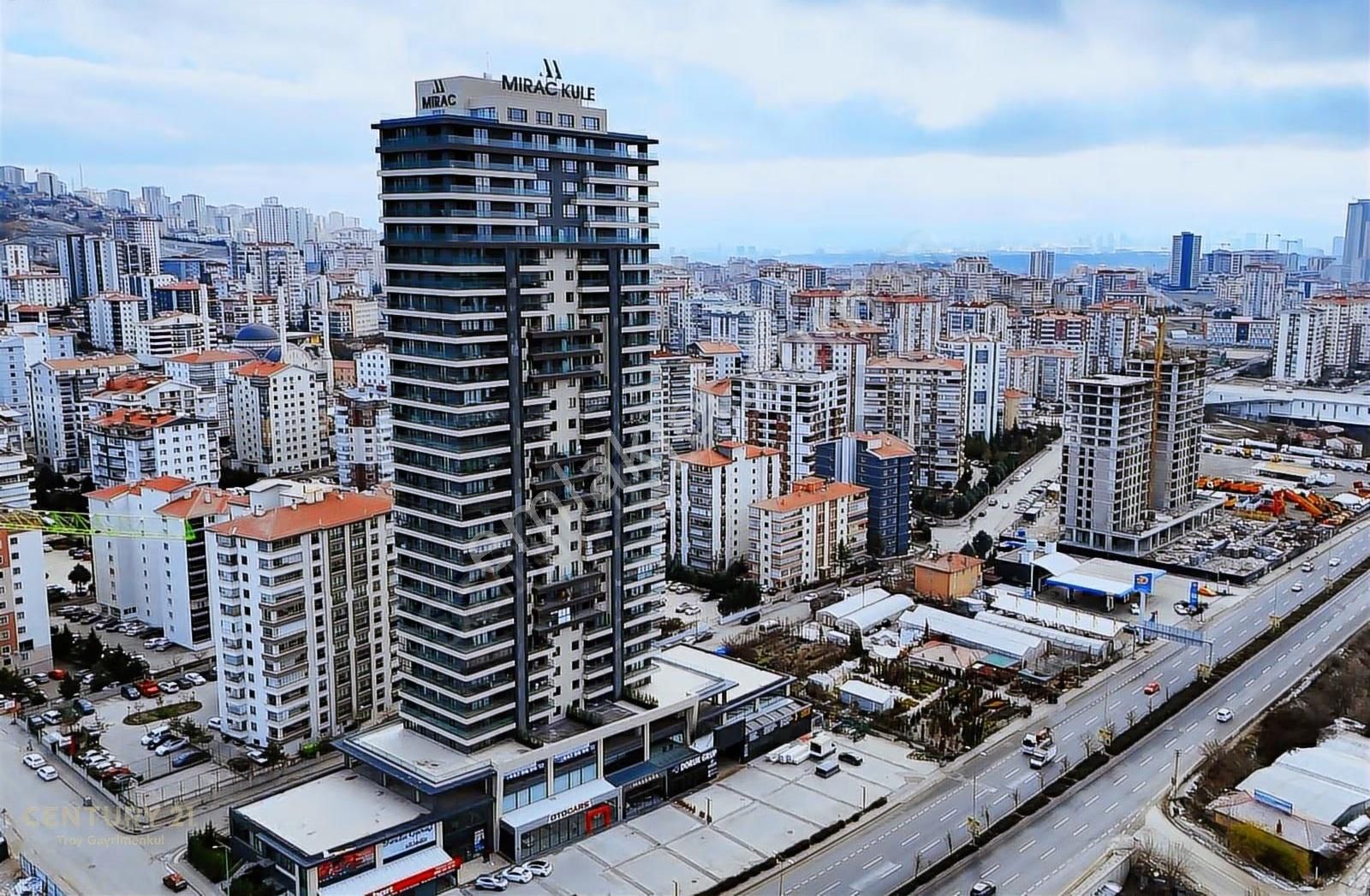 Miraç Kule'de...anadolu Bulvarına Cepheli, Bakımlı, 2+1 - Görsel 10