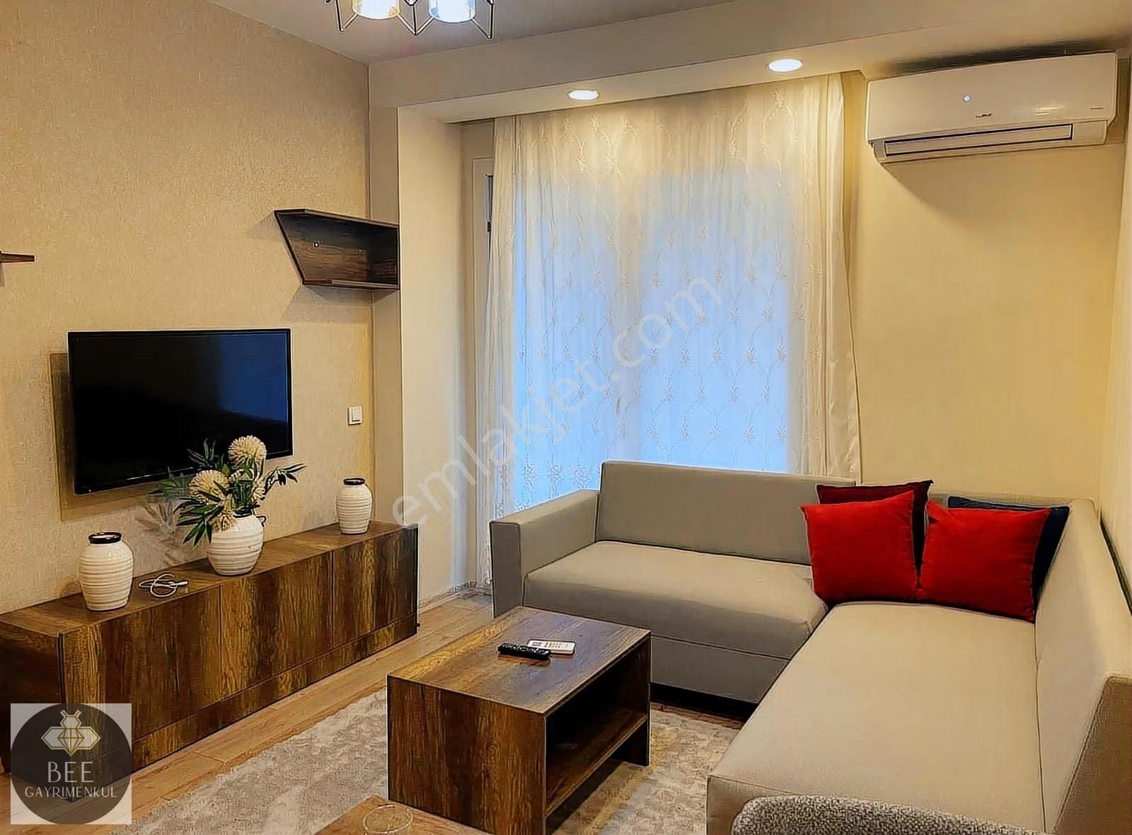 Ultra Lüks Eşyalı Denıze 50 Mt Kiralık 1+1 - Görsel 11