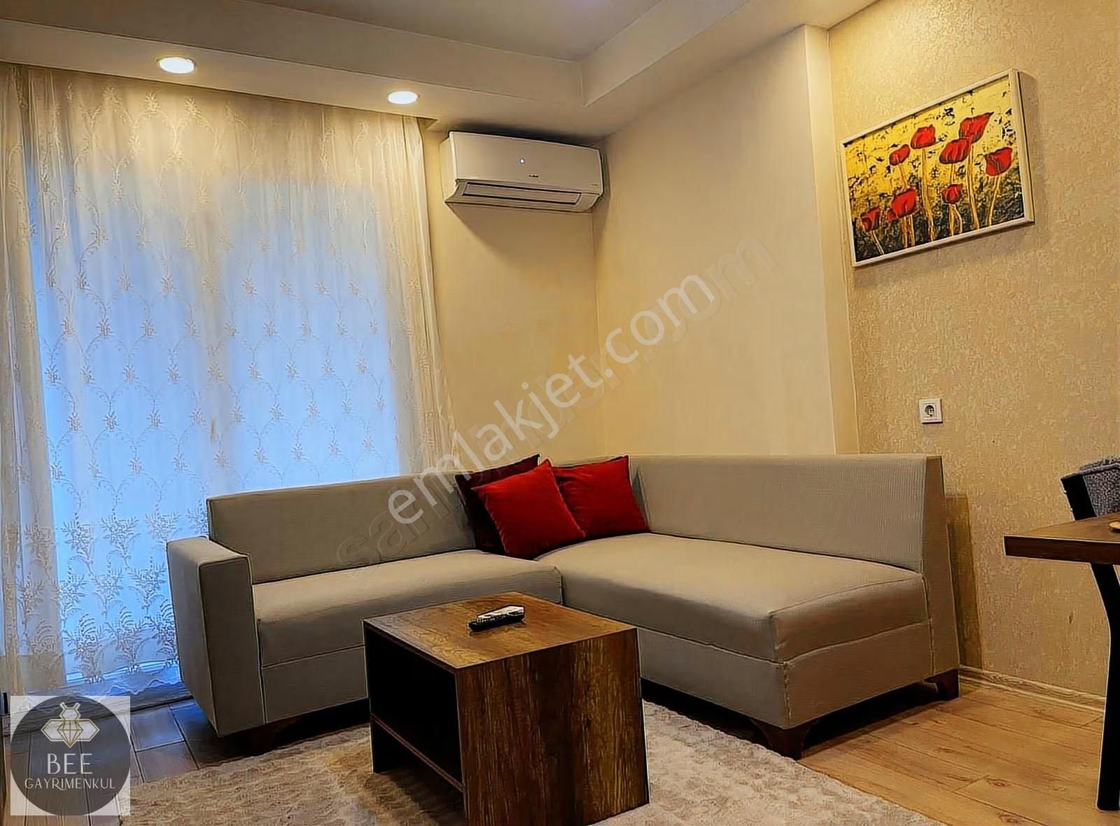 Ultra Lüks Eşyalı Denıze 50 Mt Kiralık 1+1 - Görsel 26