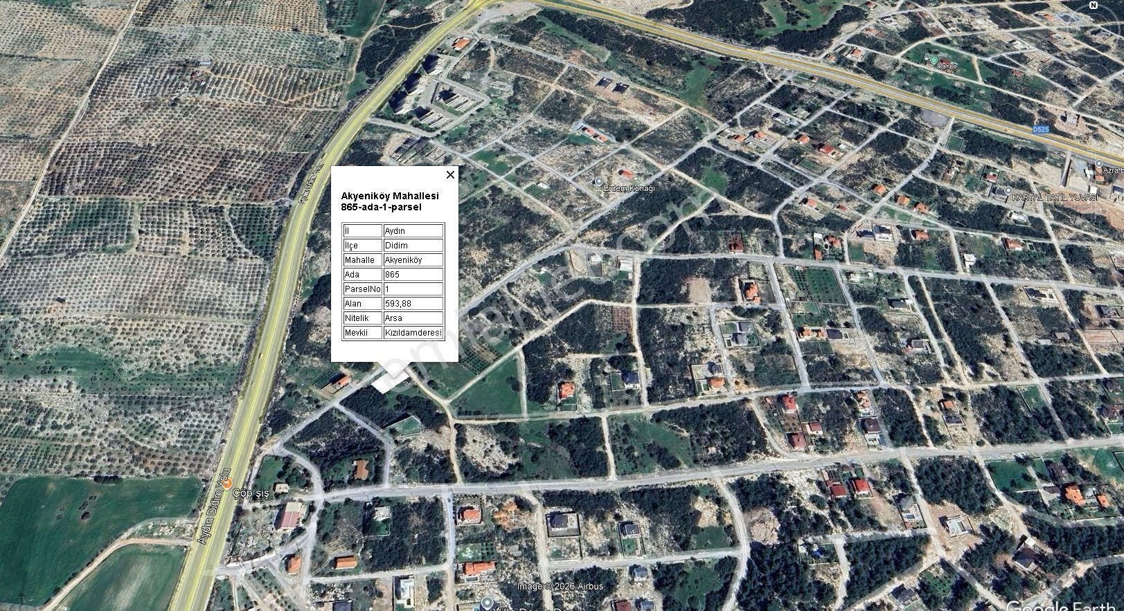 Didim Seyrantepe Villa İmarlı Köşe Arsa – Yatırım Ve Villa İçin İdeal