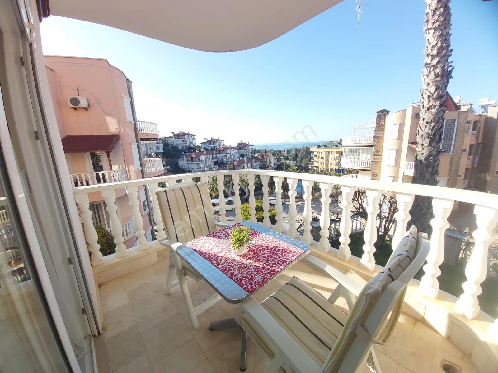 Alanya Elit Park Villa'da Deniz Manzaralı 2 Kat Eşyalı Satılık - Görsel 13