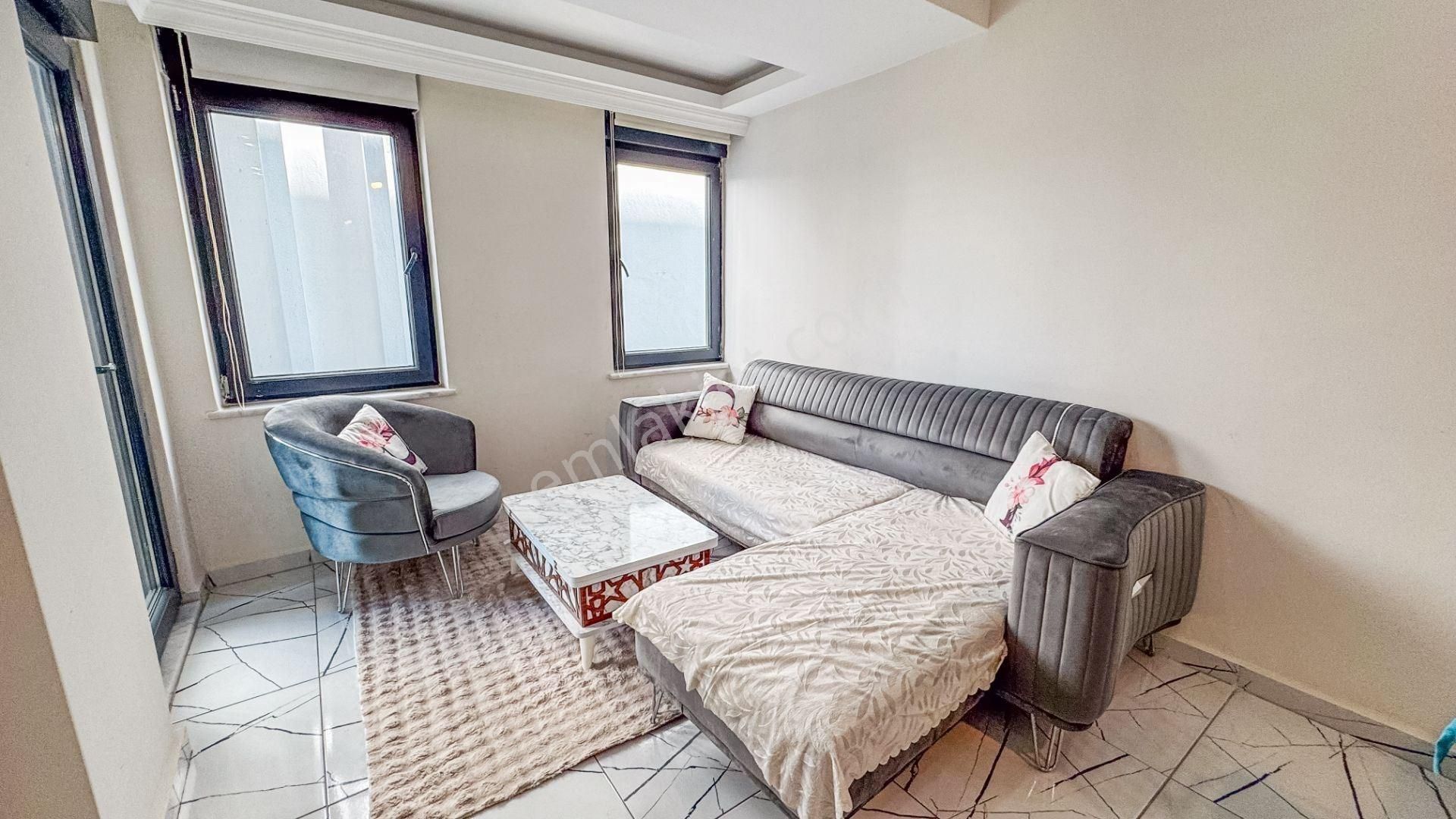 Alanya Güller Pınarı’nda Denize 300 M, Eşyalı 1+1 Satılık Daire - Görsel 4