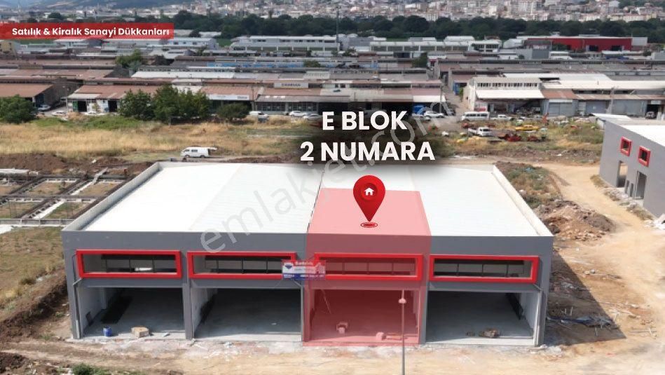 Biga Sanayi Bölgesi E Blok 2 No’lu Kiralık İş Yeri