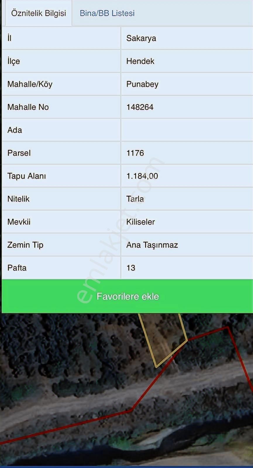 Sakarya Hendek Punabey Satılık Arazi (bölgenin En Uygunu) - Görsel 8