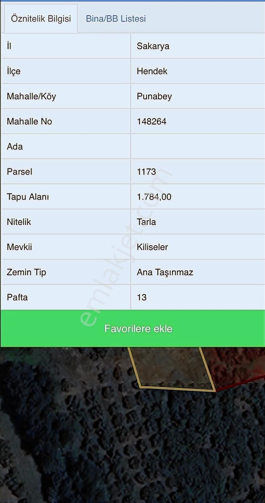 Sakarya Hendek Punabey Satılık Arazi (bölgenin En Uygunu) - Görsel 6