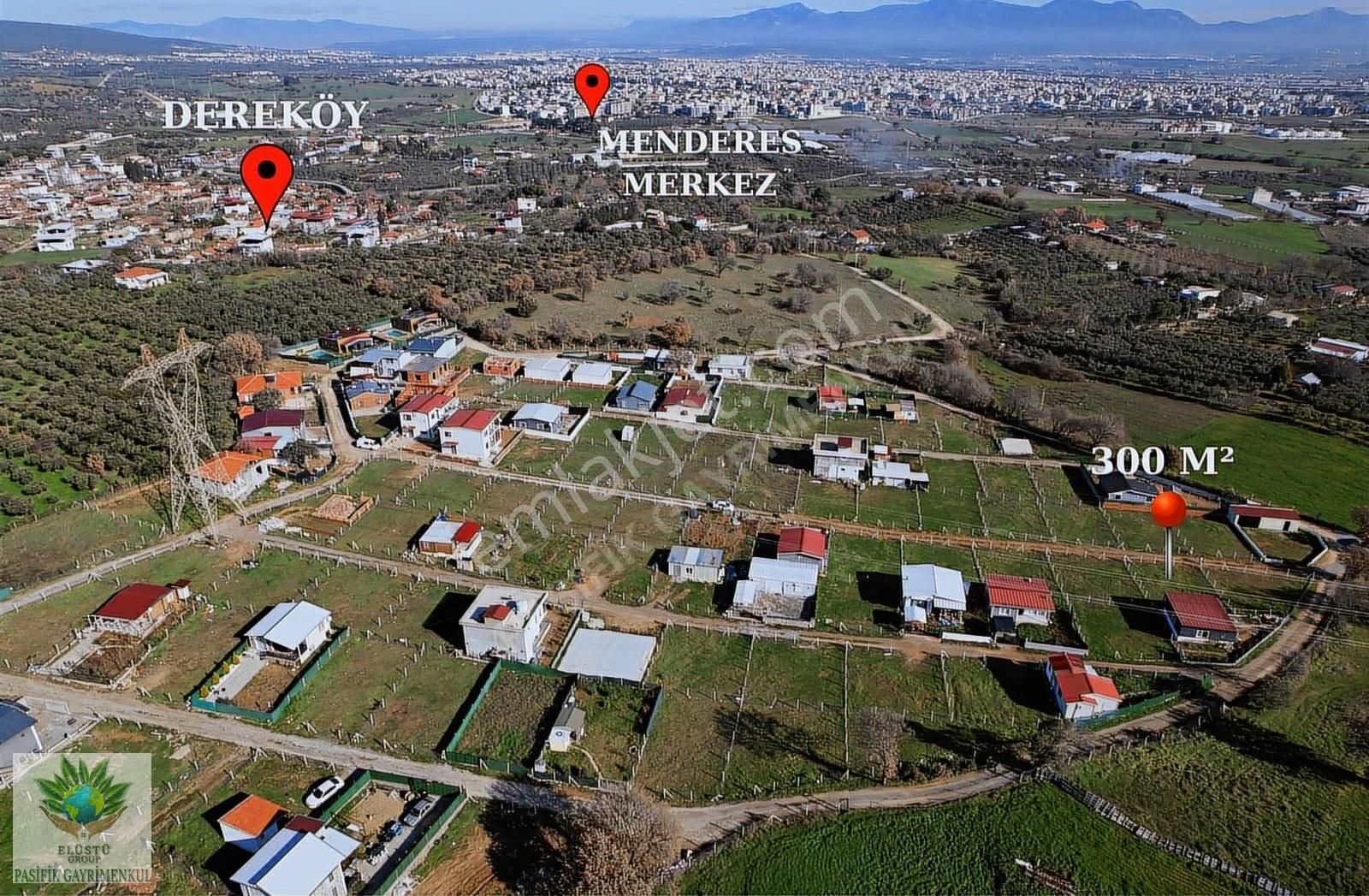 Pasifikten Menderes Dereköyde 300 M² Elektrik & Suyu Olan Arazi - Görsel 16