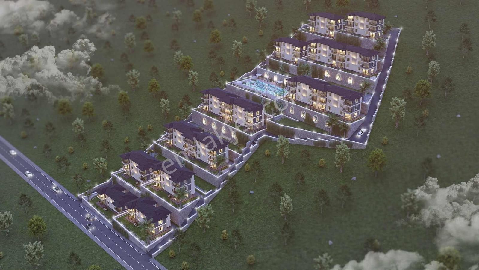 Didim Akbükte Full Deniz Manzaralı Köşe Başı 2+1 Bahçe Katı - Görsel 21