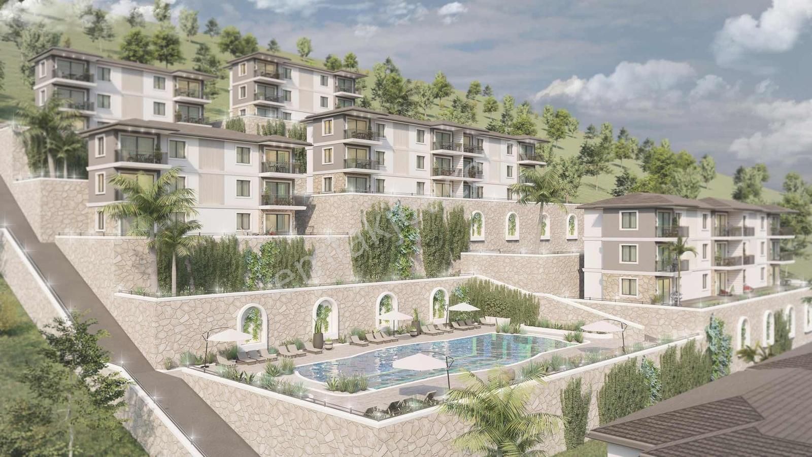 Didim Akbükte Full Deniz Manzaralı Köşe Başı 2+1 Bahçe Katı - Görsel 18