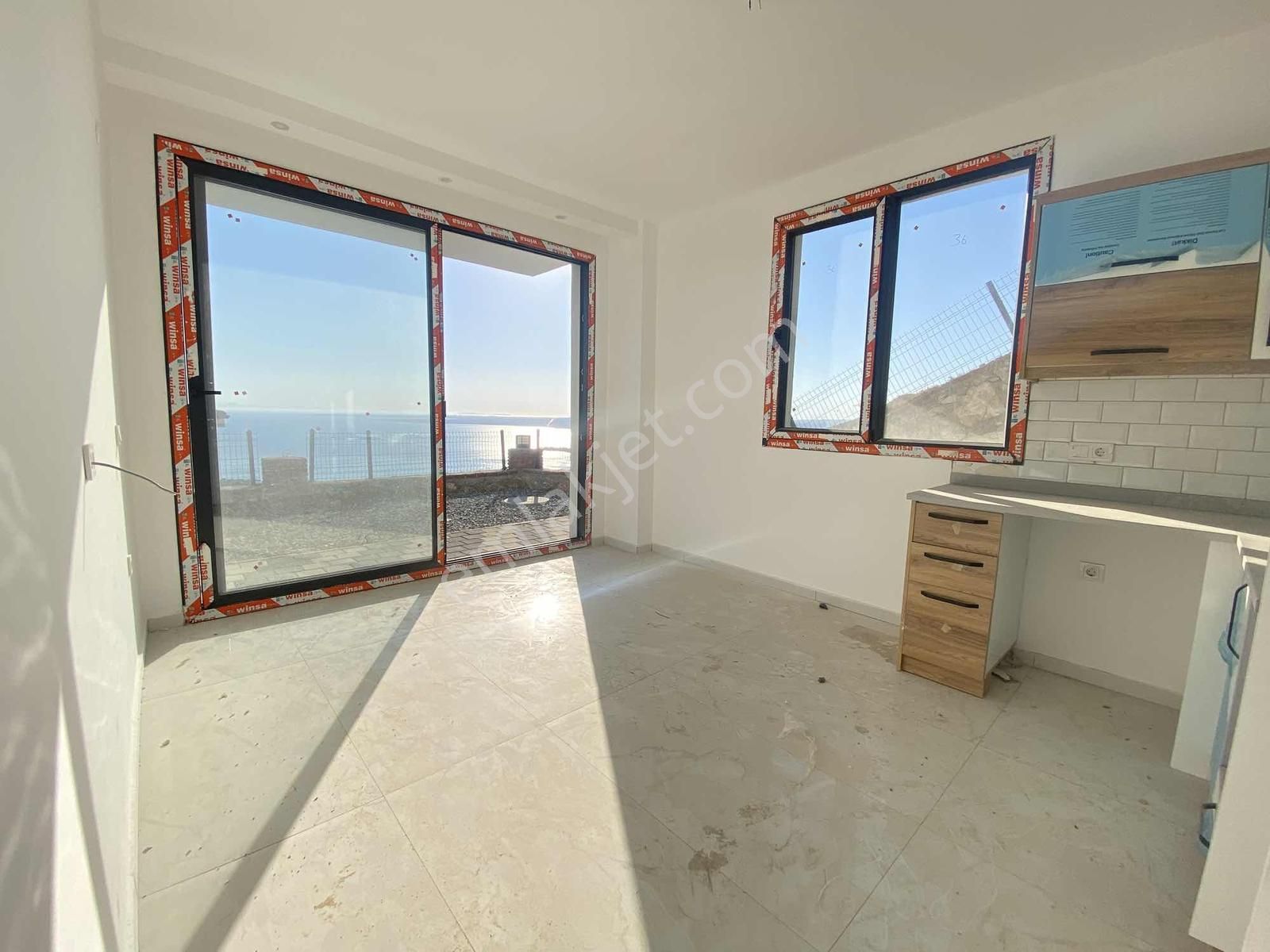 Didim Akbükte Full Deniz Manzaralı Köşe Başı 2+1 Bahçe Katı - Görsel 17