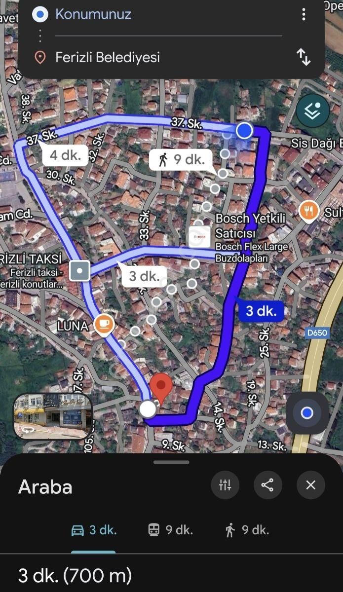 Realty World'dan Ferizli İnönü'de 90m2 Arakat 2 Balkonlu Boş 2+1 - Görsel 20