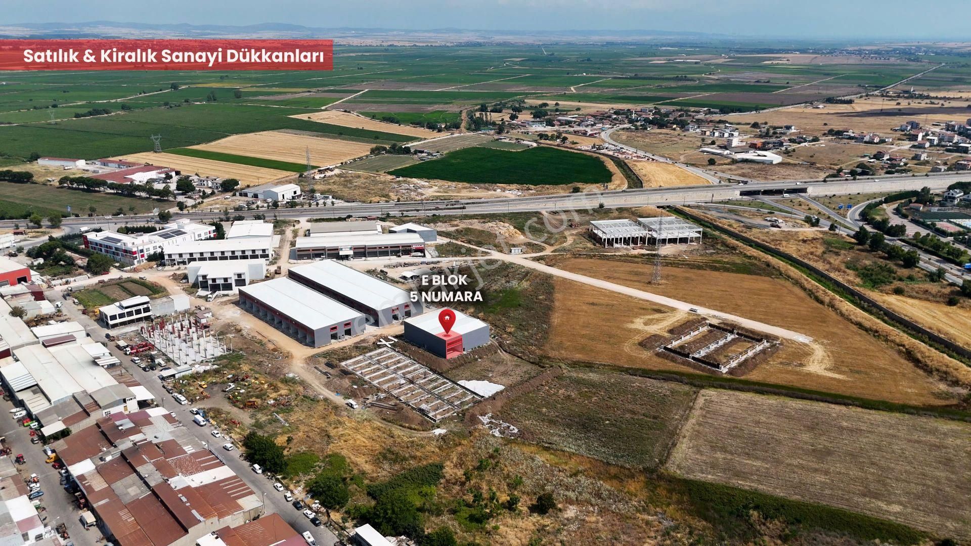 Biga Sanayi Bölgesi E Blok 5 No'lu Kiralık İş Yeri