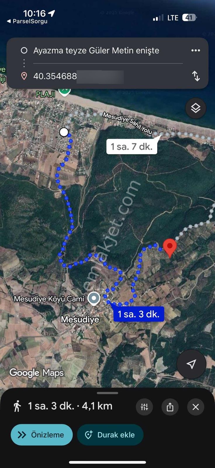 Mesudiyede Bölgenin En Ucuzu Ve Deniz Manzaralı Yatırımlık Tarla - Görsel 6