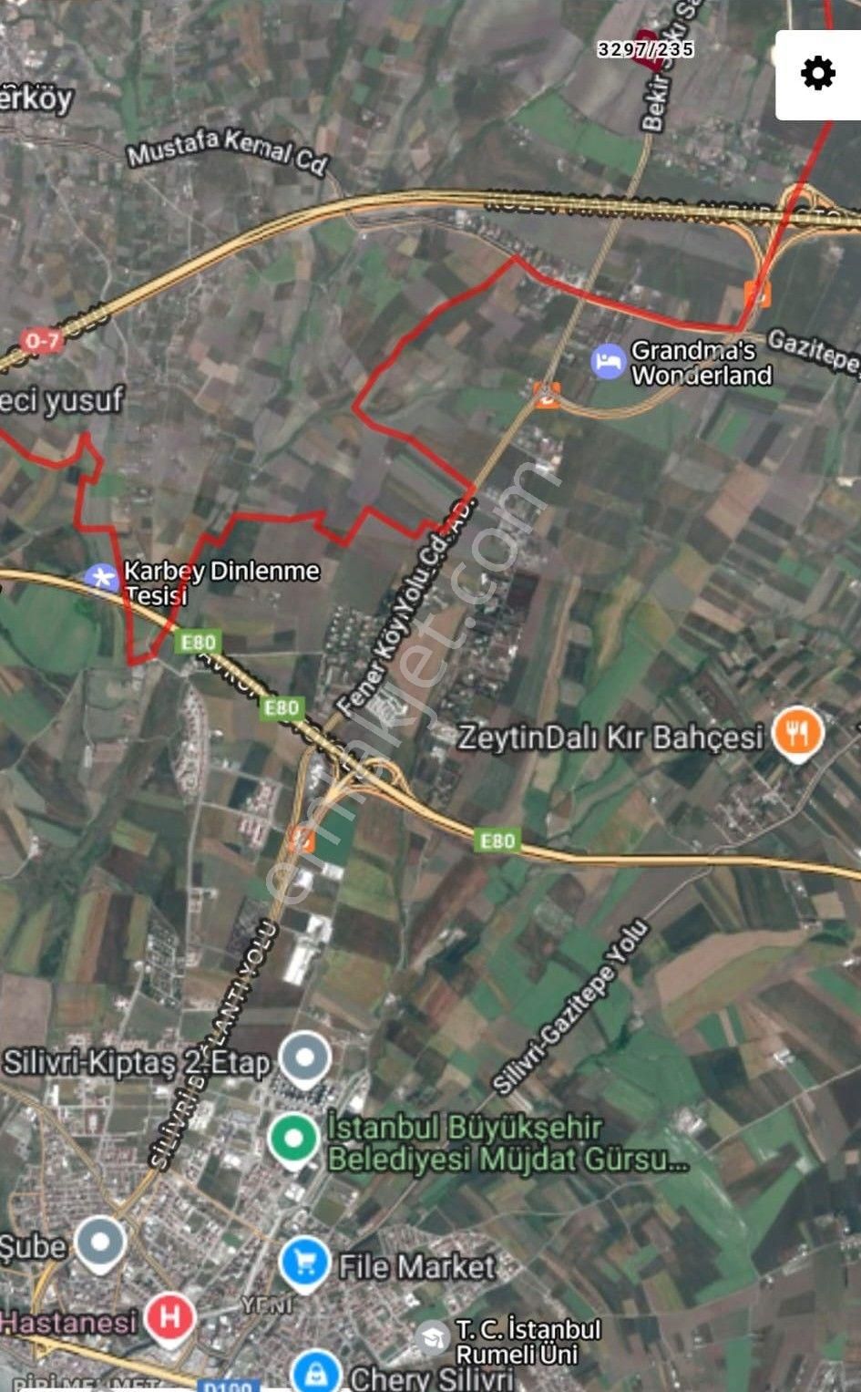 Silivri Fenerköy'de Üzerinde İzinli 280 M² Yapı Olan, 25.643 M² Satılık Arazi - Görsel 31