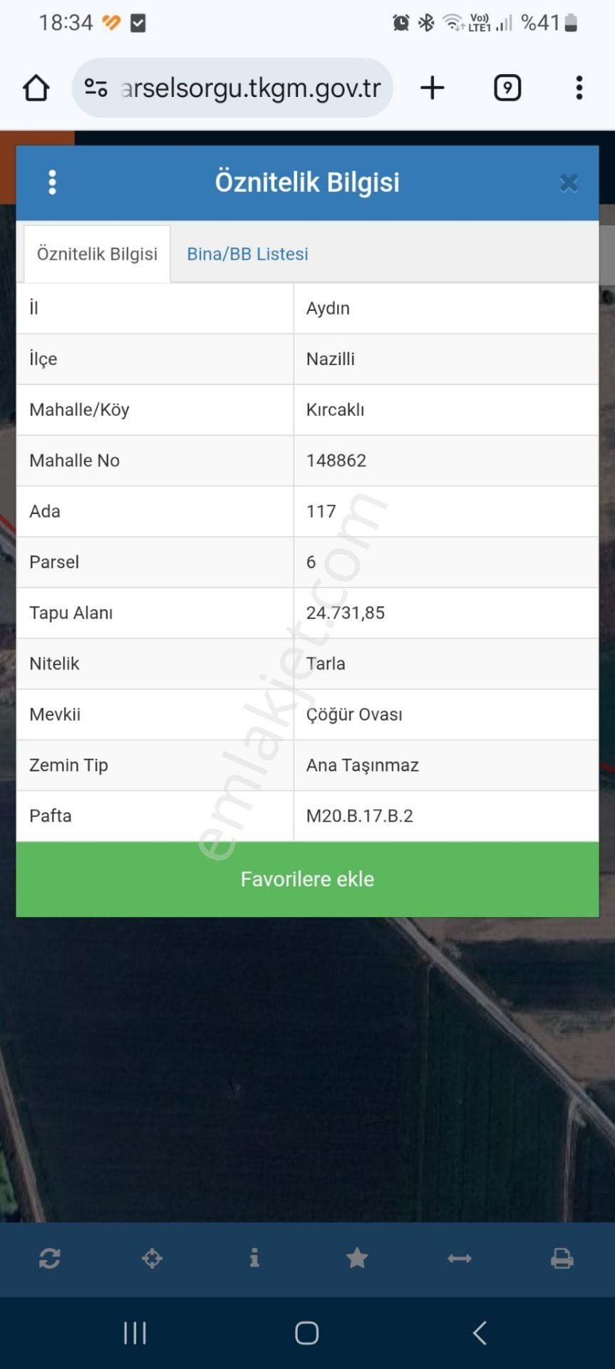Nazilli' Ye 10 Dk Mesafede Satılık 12.5 Dönüm Tarla - Görsel 2
