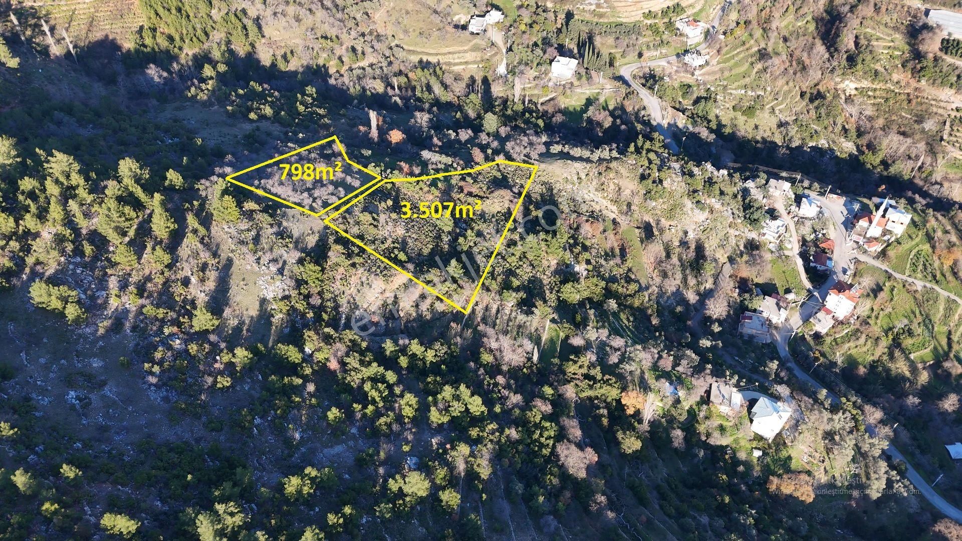 Satılık 4.305m² 2 Parsel Tarla,alanya-kayabaşı