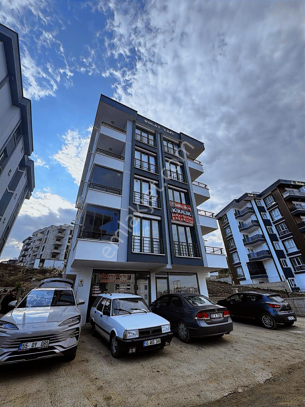 Atakum Körfez'de Sıfır Binada Kiralık 1+1 Daire