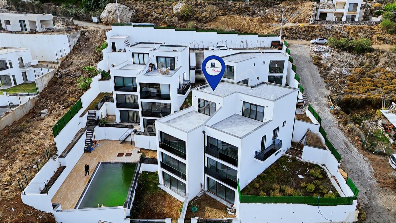 Bodrum Yahşi'de Deniz Manzaralı Dubleks - Görsel 9