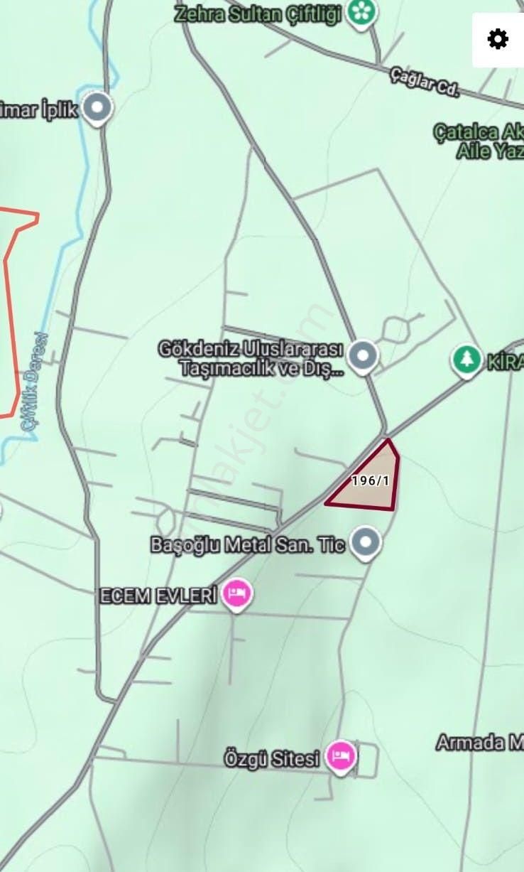 Çatalca Çakıl'da Çok İyi Konumda Dörtlü Yol Kavşağında 18.676m² Satılık Arazi - Görsel 17