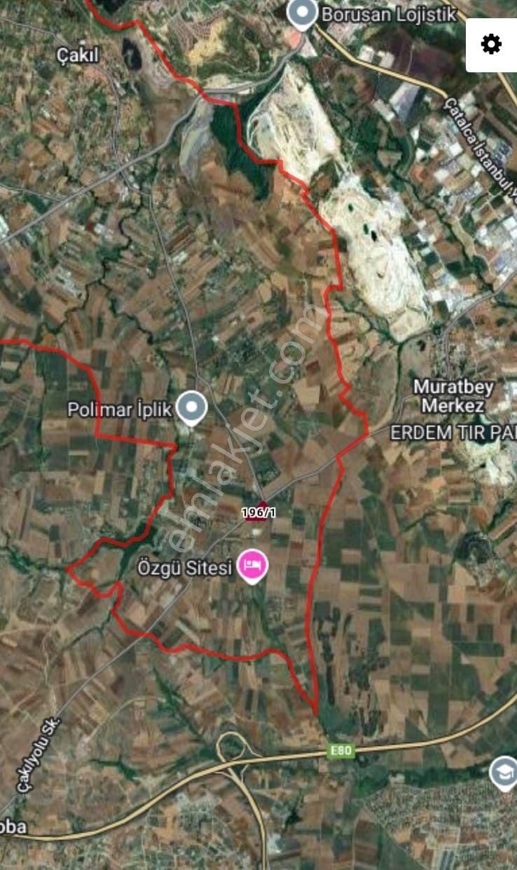 Çatalca Çakıl'da Çok İyi Konumda Dörtlü Yol Kavşağında 18.676m² Satılık Arazi - Görsel 18
