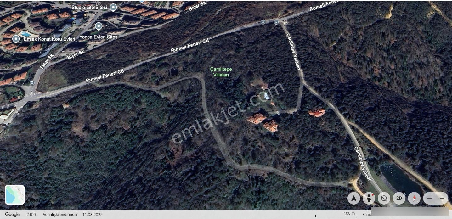 Sarıyer Zekeriyaköy Boğaziçi Öngörünümlü Yatırımlık Satılık Arsa - Görsel 6