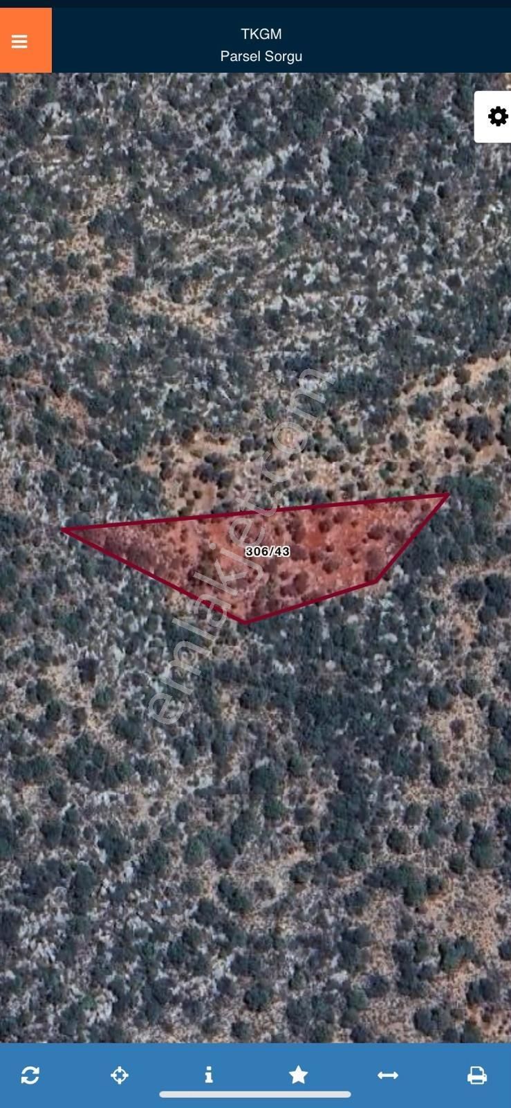 Antalya Kaş Denize 319 M. Tek Tapu 3499 M2 Satılık Tarla - Görsel 3