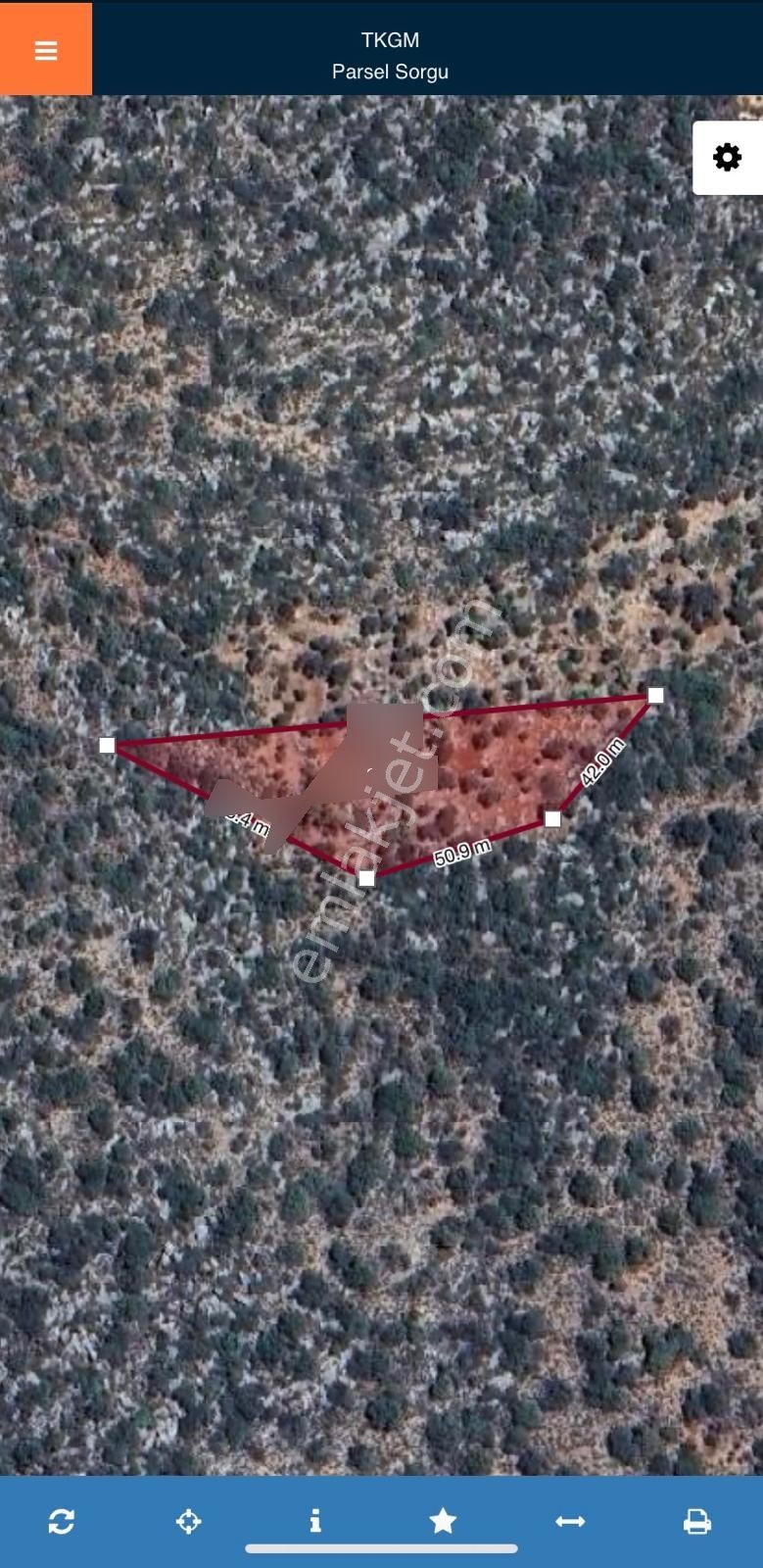 Antalya Kaş Denize 319 M. Tek Tapu 3499 M2 Satılık Tarla - Görsel 10