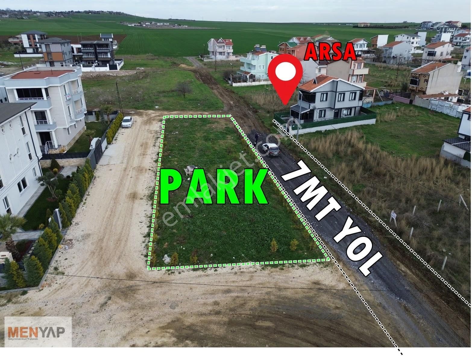 Marmara Ereğlisi Yeniçiftlik'te Parka Cephe 155 M2 Arsa - Görsel 16