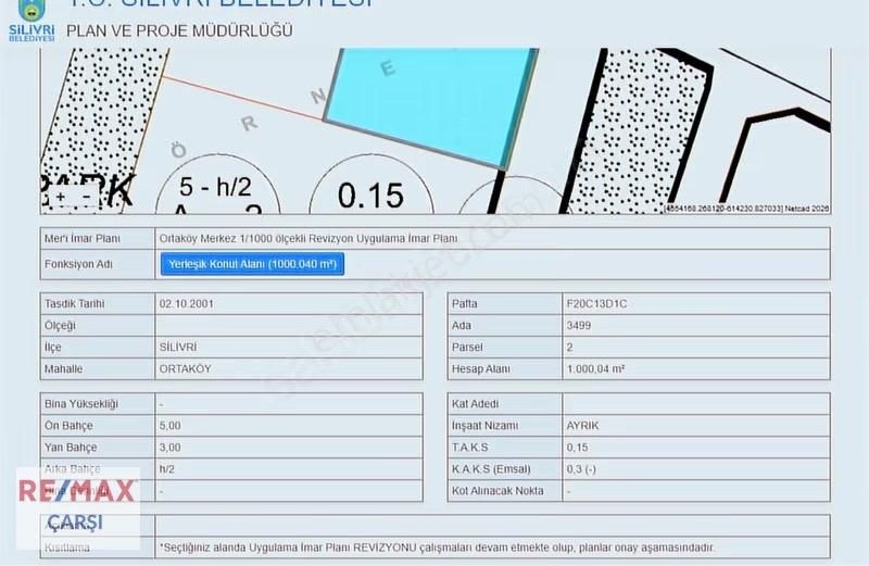 Silivri Ortaköyde İmarlı Yatırımlık Arsa!!! | Malo İstanbul Yanı - Görsel 3