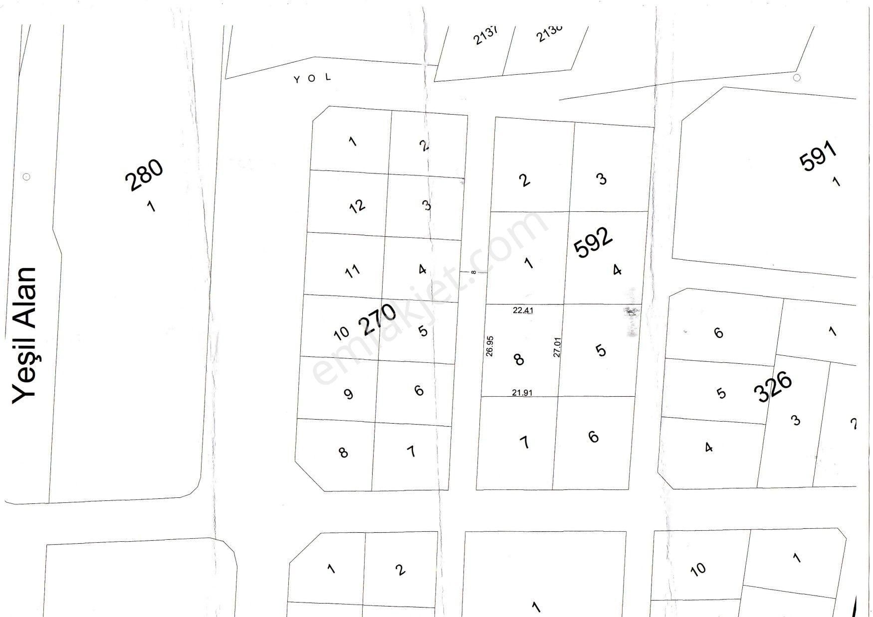Sahibinden Kumburgaz Merkezde Ana Cadde ' Ye Yakın Villa İmarlı Arsa-592 Ada-8 Parsel - Görsel 13