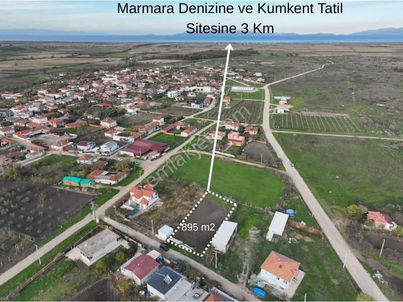 Çanakkale Biga Gerlengeç Köyünde Satılık 895 M² Arsa