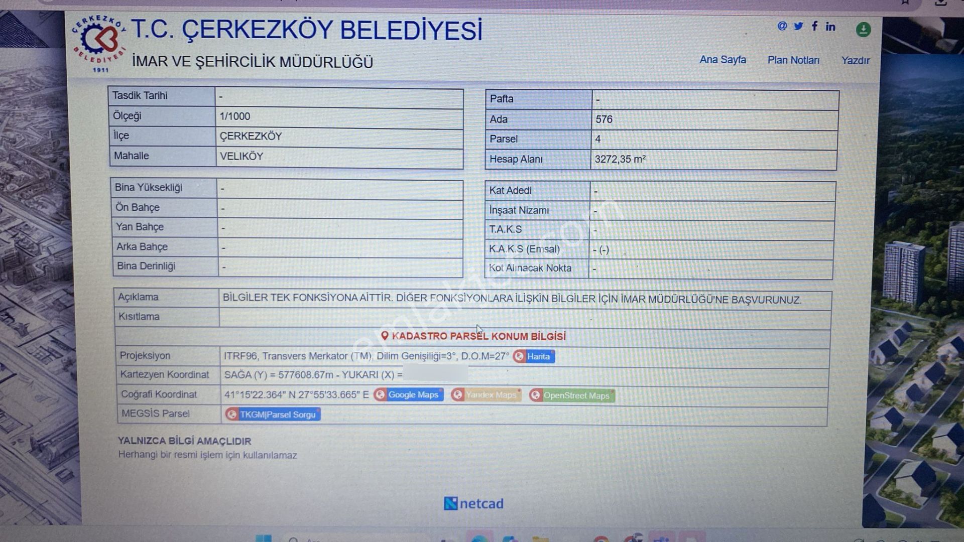 Çerkezköy Velıkoy Sanayısınde Satılık 3.272 Mt Arsamız Satılık Tır - Görsel 11