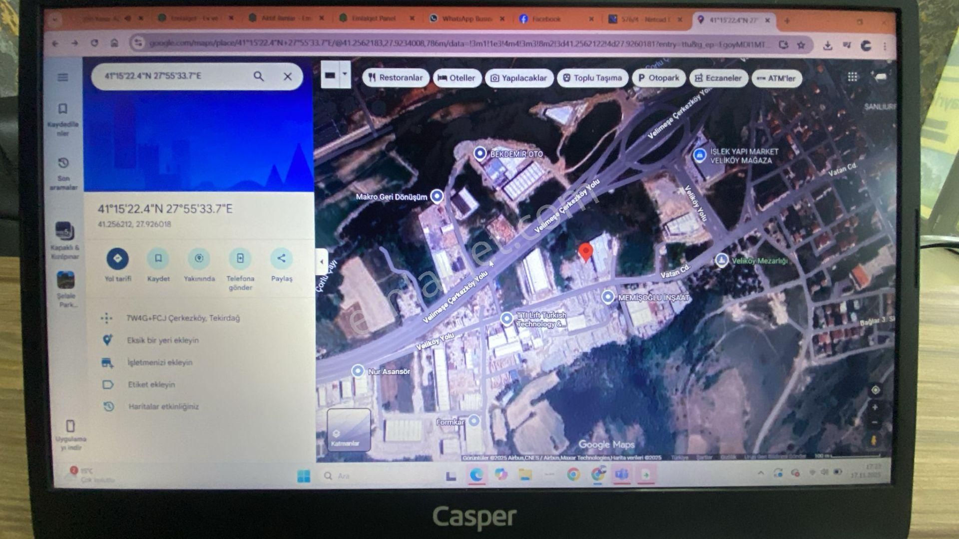 Çerkezköy Velıkoy Sanayısınde Satılık 3.272 Mt Arsamız Satılık Tır - Görsel 8