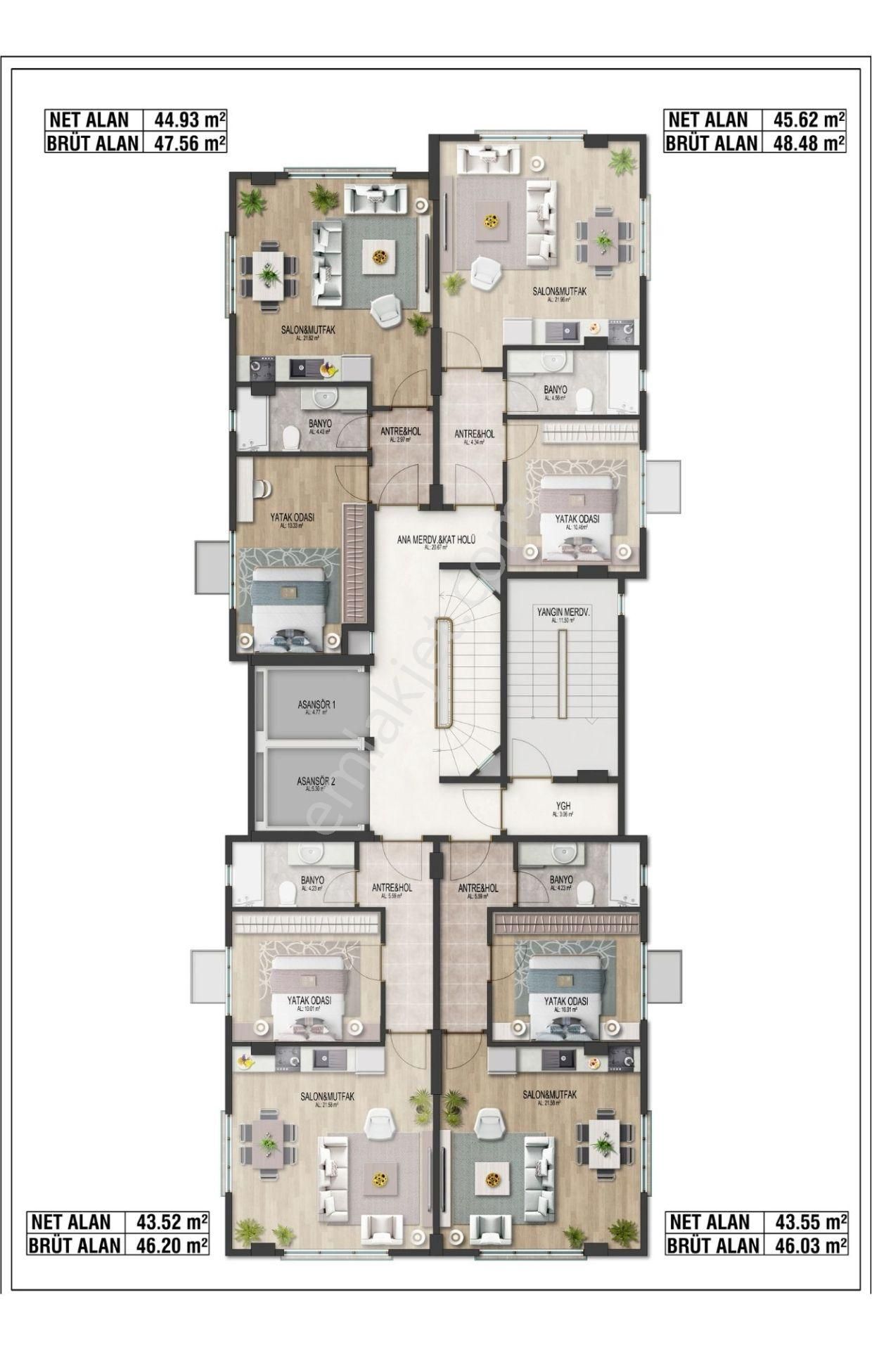 Göztepe Örgürlük Parkı Ve Marmaray Yakınında Ara Kat Satılık 1+1 - Görsel 3