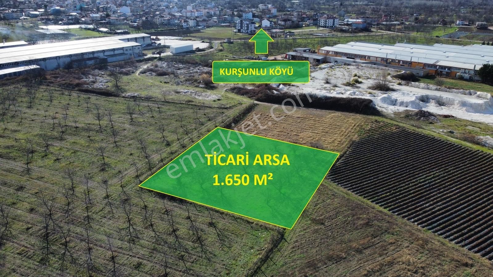 İnegöl Kurşunlu Sanayi Bölgesin'de Satılık Ticari Arsa - Görsel 13