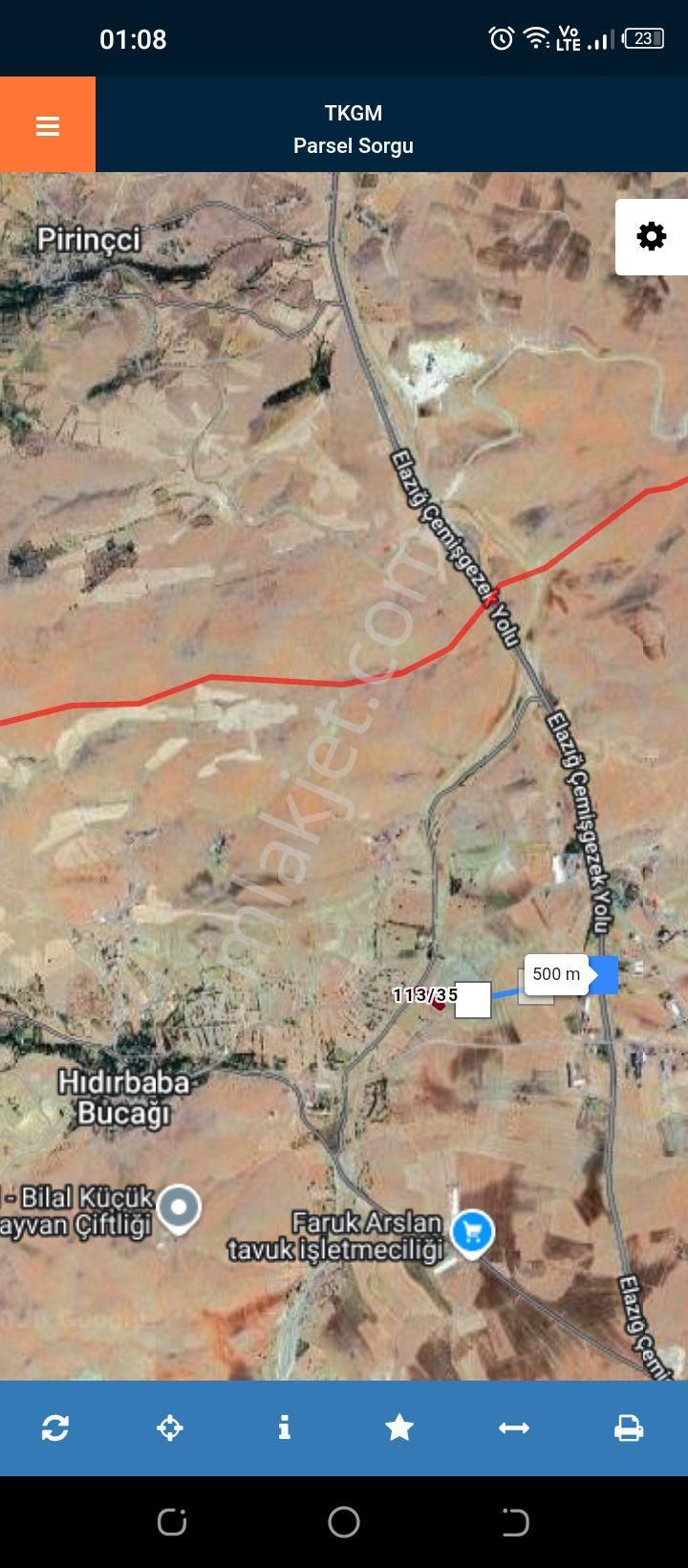 Dişidi Köyünde Bahçelik Küçük Parca Hobi Bahçelik Küçük Parca Tarla Resmi Yolu Vardır - Görsel 3