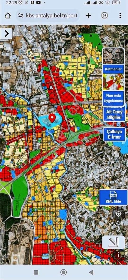 My House'tan Antalya Aksu'da Yatırımlık Uygun Tarla.