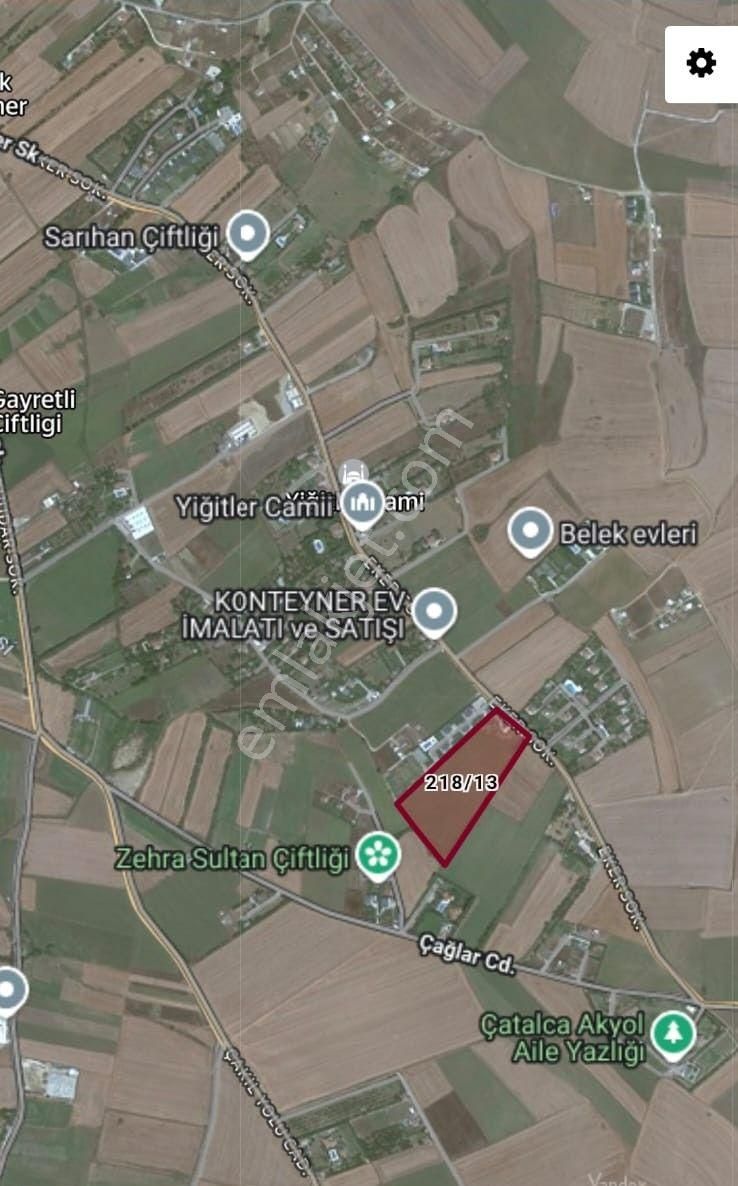 Çatalca Çakıl'da, İyi Konumda, İçinde 100 M² Yapı, %15 Yapı İzni - Görsel 30