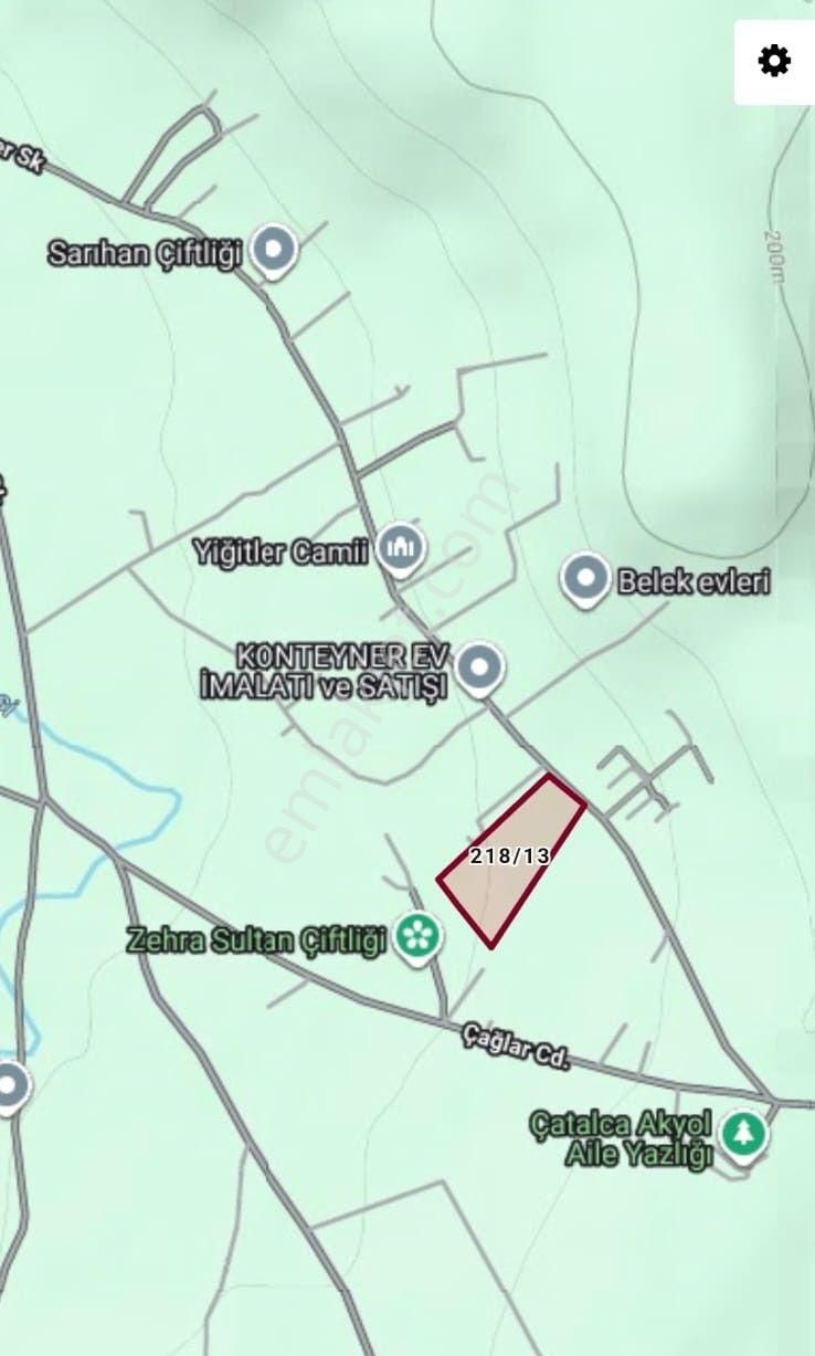 Çatalca Çakıl'da, İyi Konumda, İçinde 100 M² Yapı, %15 Yapı İzni - Görsel 31