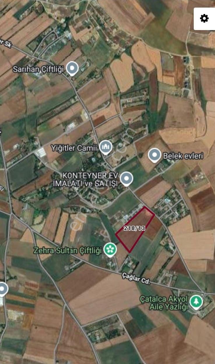 Çatalca Çakıl'da, İyi Konumda, İçinde 100 M² Yapı, %15 Yapı İzni - Görsel 28