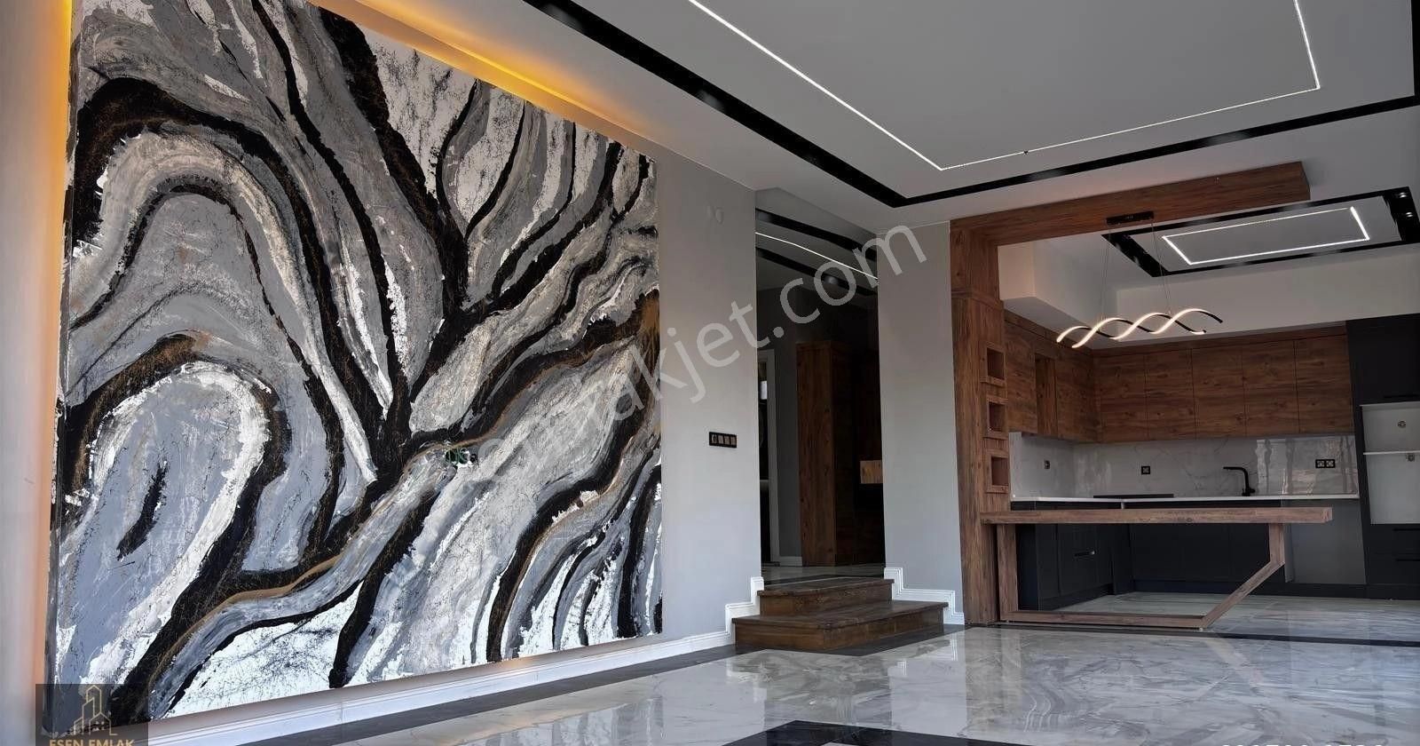 Antalya Elmalı Kaş Anayoluna Sıfır 980m2 Arsa İçerisinde 200m2 Ultra Lüks Satılık Villa - Görsel 34
