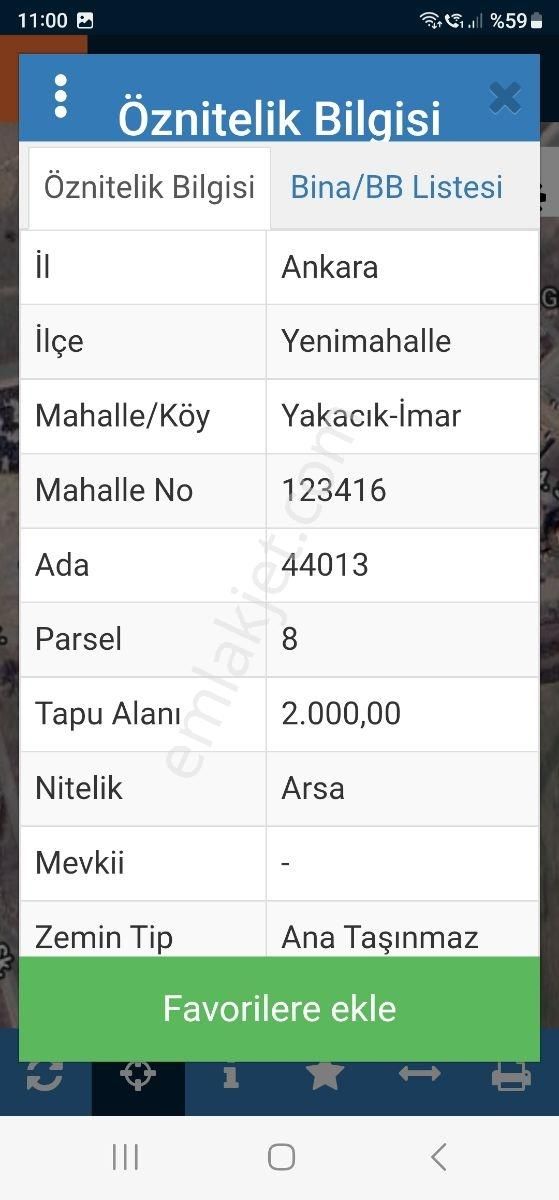 Yakacıkta İmarlı Arsa Satlık Kat Karsılıgna Hazır Yer