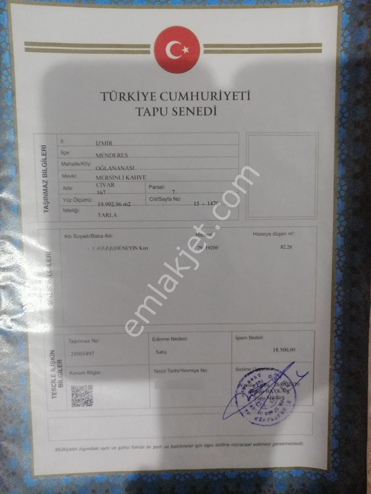 Oğlananasında 100 M2 Arsa İçinde 2 Oda Natamam Bahçeli Ev Menderes İzmir - Görsel 3