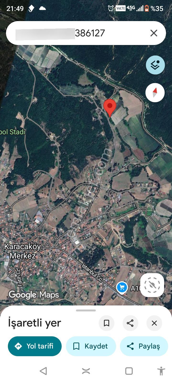 Çatalca Karacaköy Çaplı Muvafakat Name Li - Görsel 4