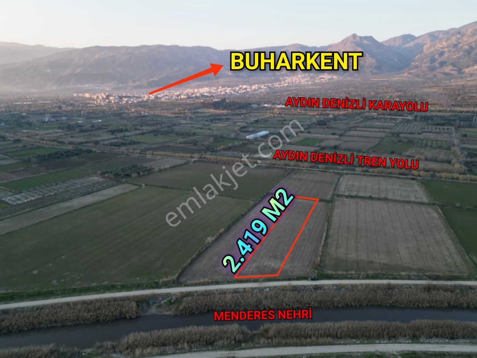 Umut Emlaktan Buharkent Merkezde 2.419 M2 Tarla Satılıktır - Görsel 3