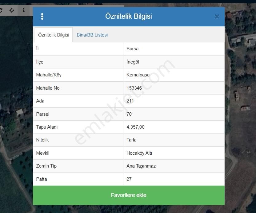 İnegöl Kemalpaşa Mahallesin'de Satıık Ceviz Tarlası - Görsel 13