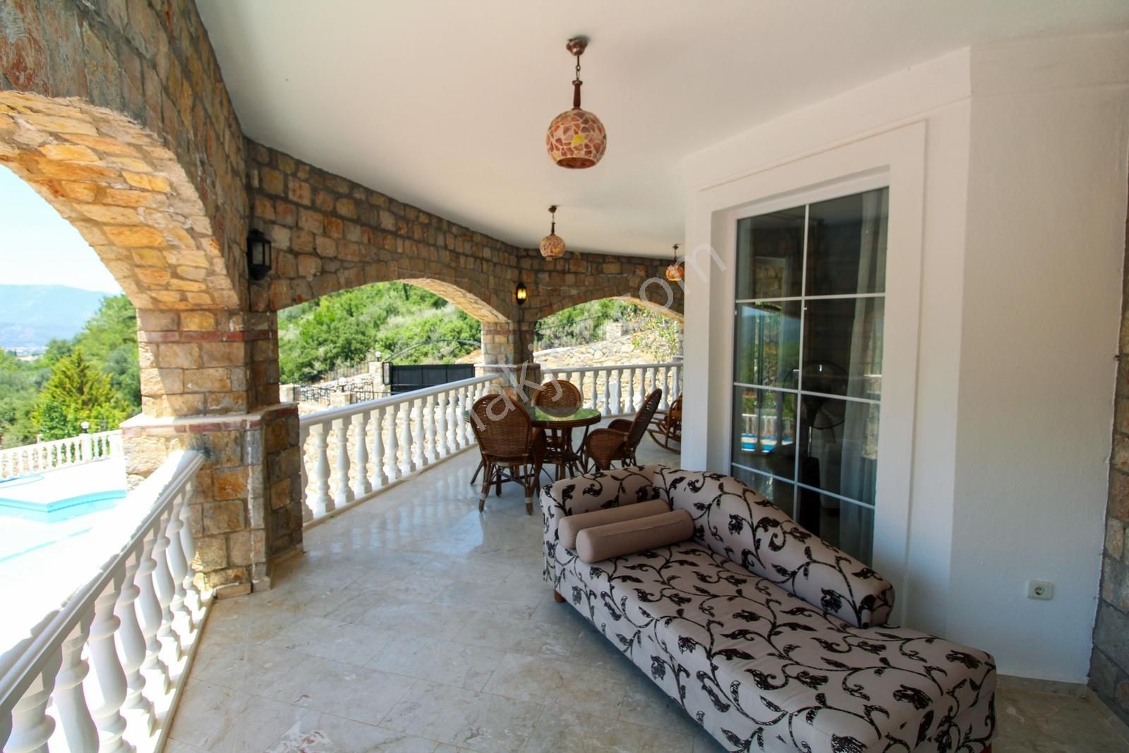 Fethiye Yeşilüzümlüde Havuzlu Bahçeli 4+1 Kiralık Villa | Tekce - Görsel 18